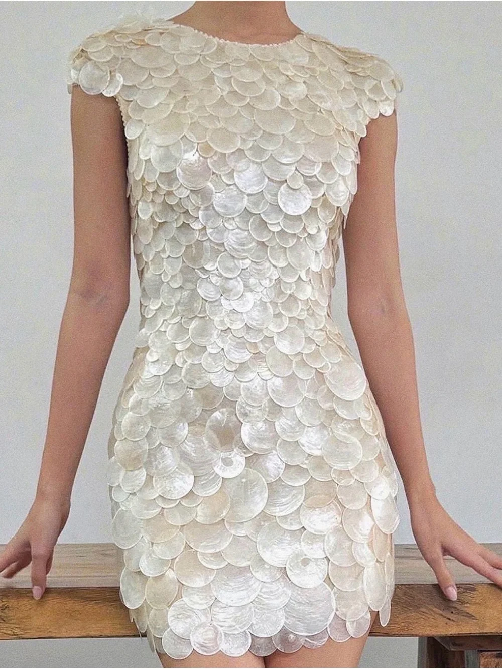 Shell Mini Dress - Picture 1 of 6